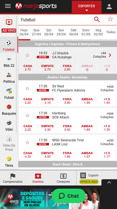 MarjoSports app