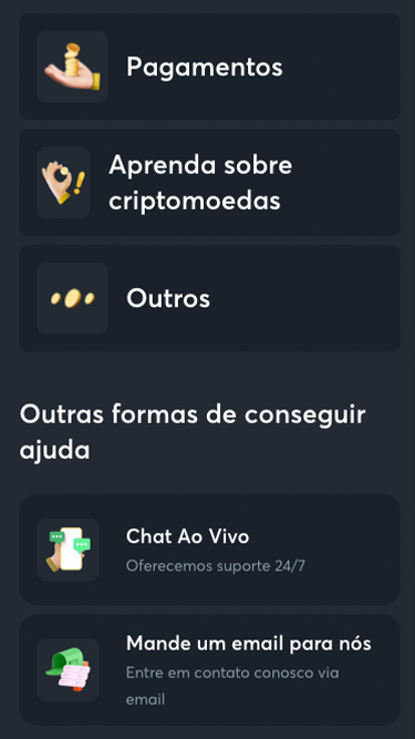 Contato da Sportsbet.io: FAQ sobre pagamentos e criptomoedas, Chat ao vivo e E-mail.