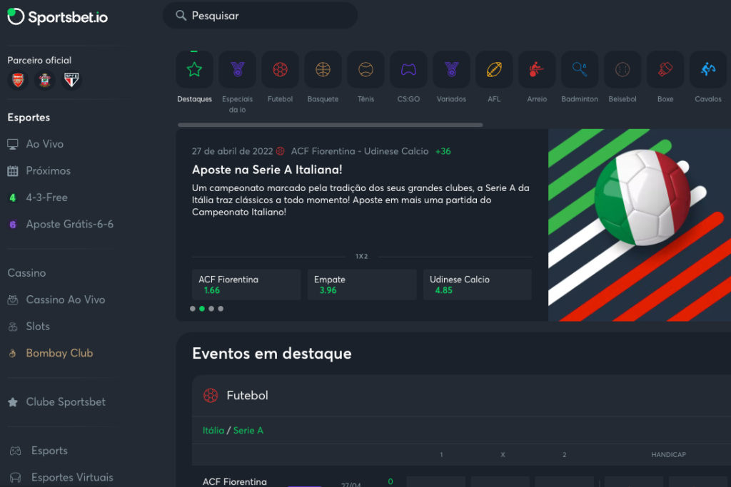 Site Sportsbet.io