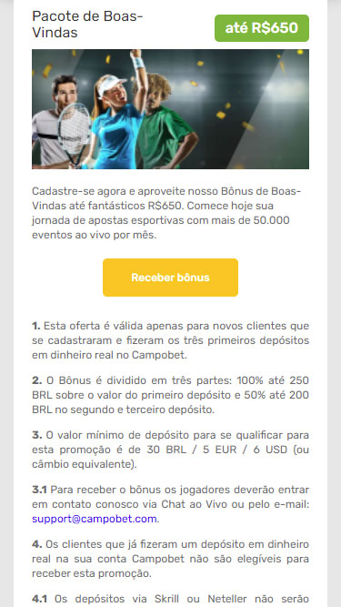 Bônus CampoBet