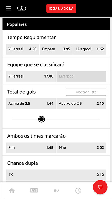 Mercados de apostas