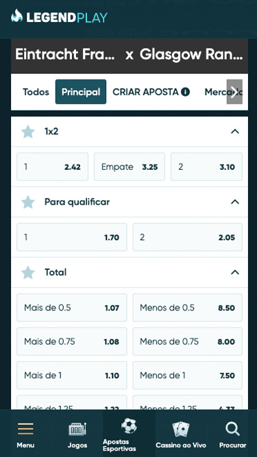 Mercados de apostas