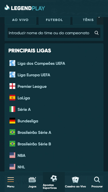 Plataforma de apostas