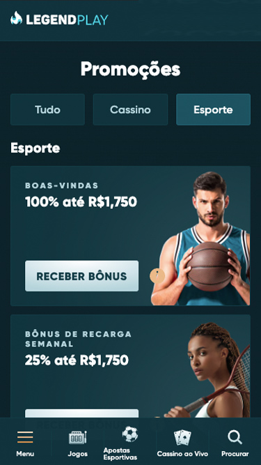 LegendPlay promoções