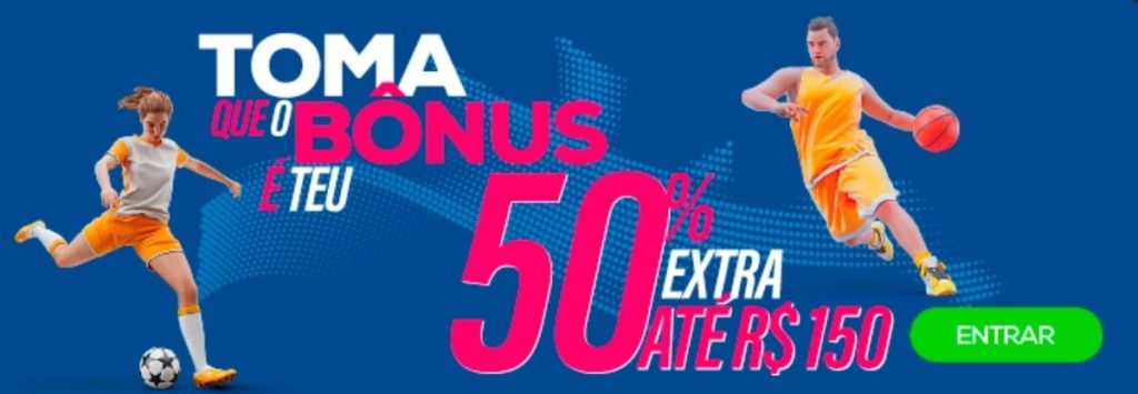 Promoção Betmotion - Fim de semana com bônus de 50% até R$150