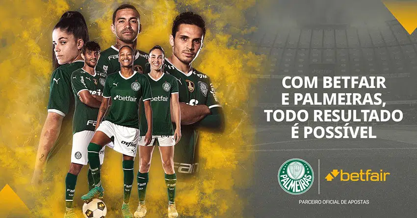 Betfair patrocina equipe feminina do Palmeiras