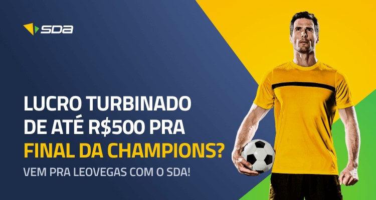 Promoção LeoVegas - Lucro Turbinado na final da Champions