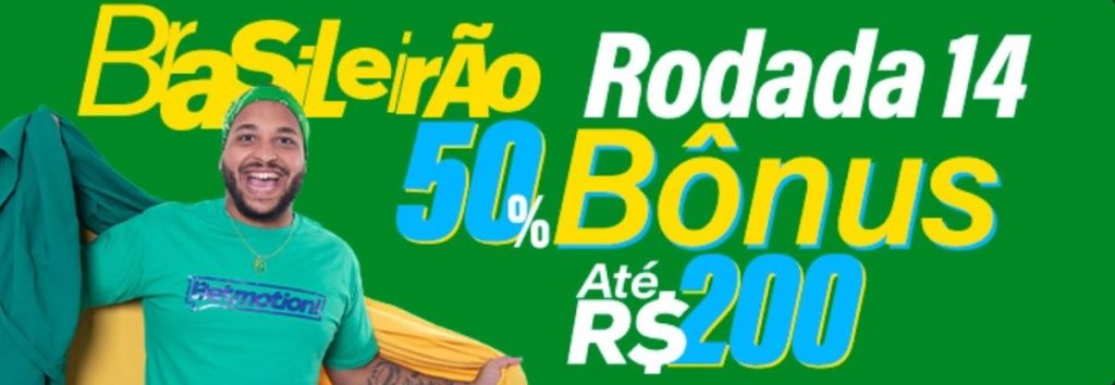Promoção Betmotion - Bônus 50% até R$200