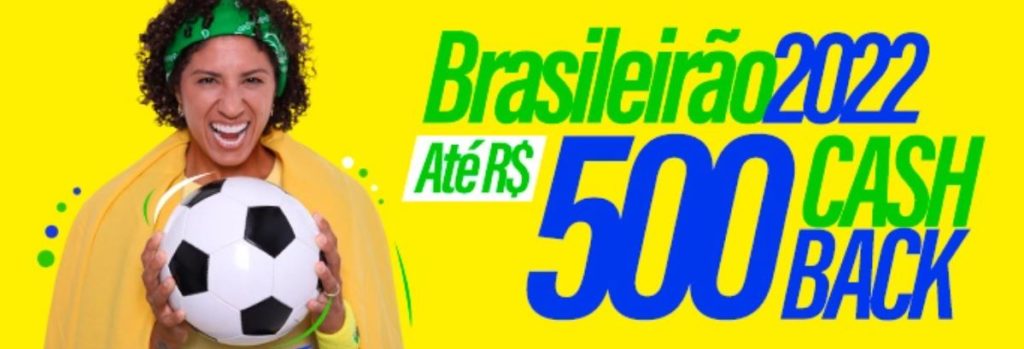 Promoção Betmotion - Cashback de até R$500 no Brasileirão 2022