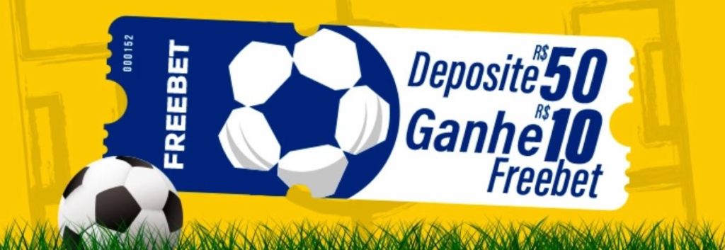 Promoção Betmotion - deposite R$50 e ganhe freebet de R$10