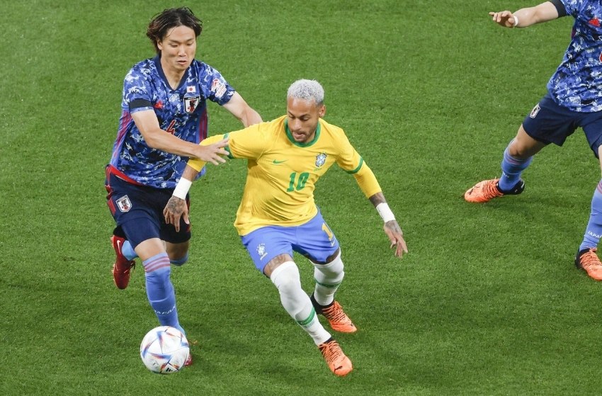 Neymar faz gol de pênalti, e Brasil vence o Japão em jogo amistoso Neymar faz gol de pênalti, e Brasil vence o Japão em jogo amistoso