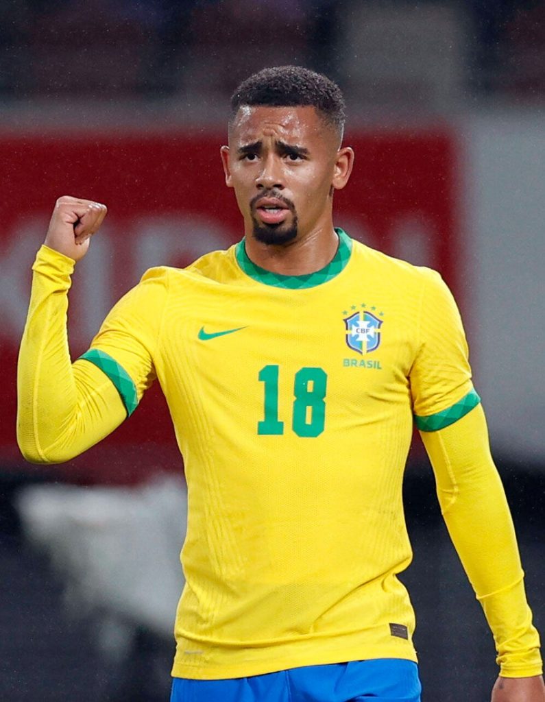 Gabriel Jesus pela Seleção Brasileira