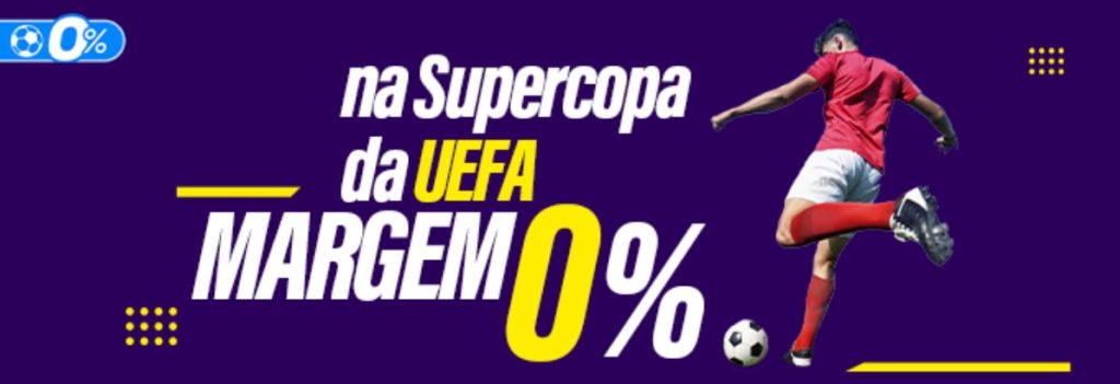 Promoção Betmotion - Margem 0% na Supercopa da UEFA 2022