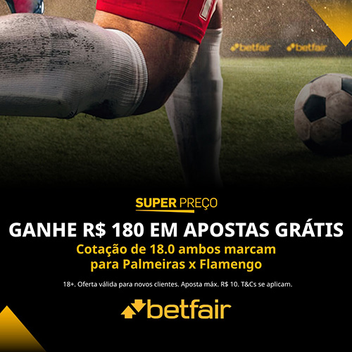 Super Preço Betfair Palmeiras x Flamengo