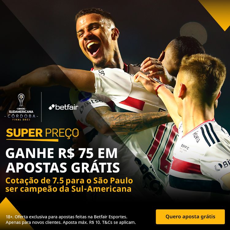 Betfair Super Preço - São Paulo campeão da Copa Sul-Americana 2022