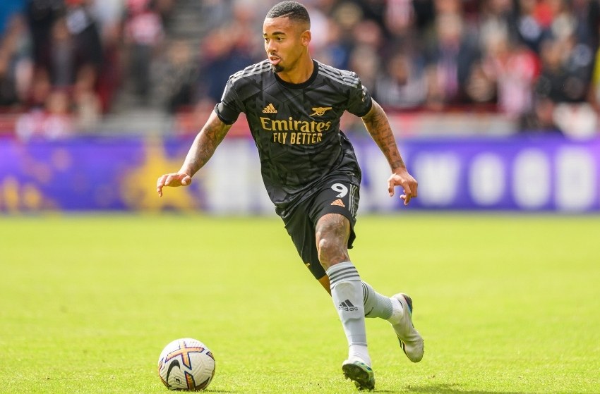 Gabriel Jesus jogando pelo Arsenal