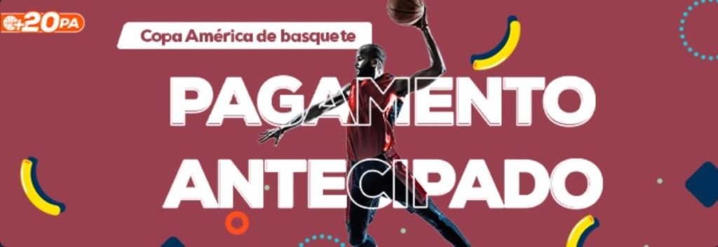Promoção Betmotion - Pagamento Antecipado na Copa América de basquete