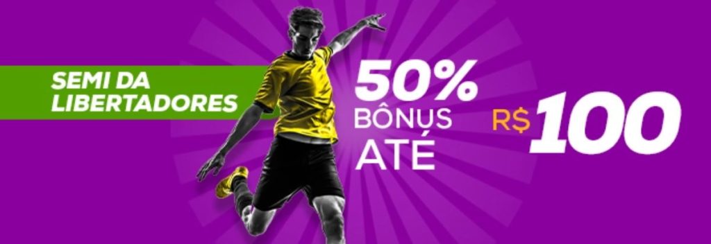 Promoção Betmotion - Bônus de 50% até R$100 nas semifinais da Libertadores 2022