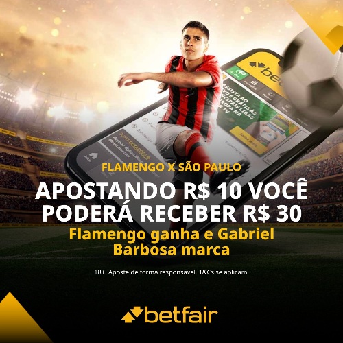 Betfair Super Cotação Flamengo x Sao Paulo