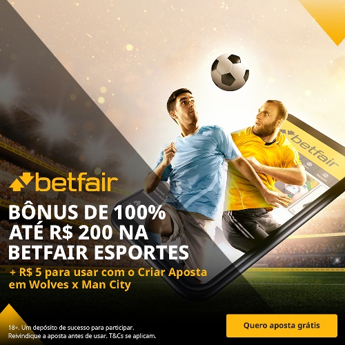 Promoção Betfair Wolves x Man City