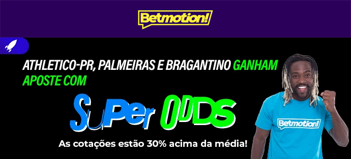 Promoção Super Odds Betmotion Brasileirão