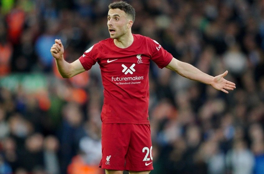 Diogo Jota (Liverpool) Diogo Jota em ação pelo Liverpool