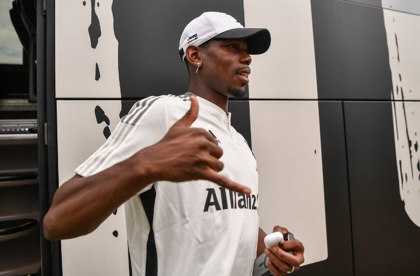 Pogba treina pela Juventus depois de ficar três meses com lesão