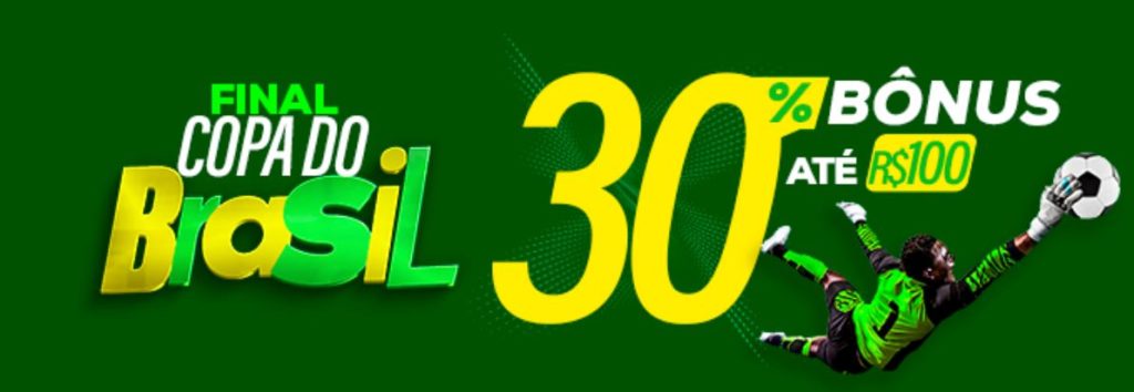 Promoção Betmotion - Final da Copa do Brasil com bônus de 30% até R$100
