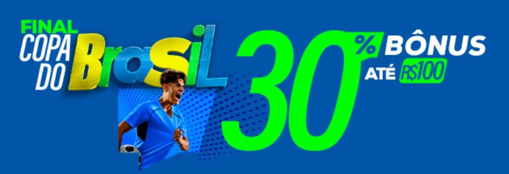 Promoção Betmotion - Final da Copa do Brasil com bônus de 30% até R$100