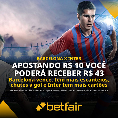 Promo Betfair - Barcelona x Inter