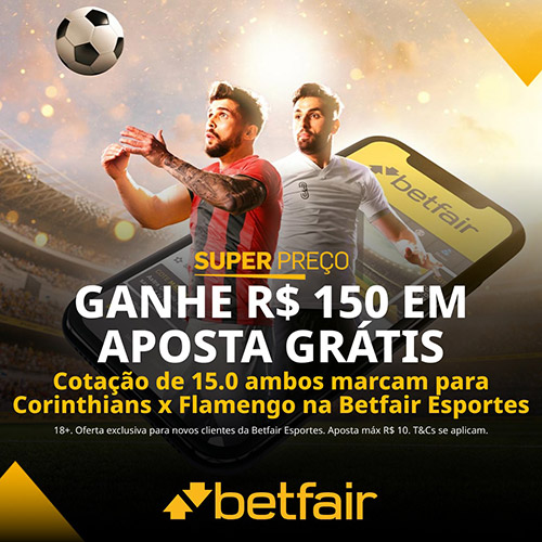 Promoção Betfair - Corinthians x Flamengo
