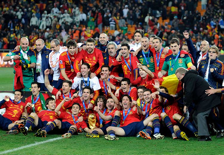 História da Copa do Mundo - Espanha de 2010