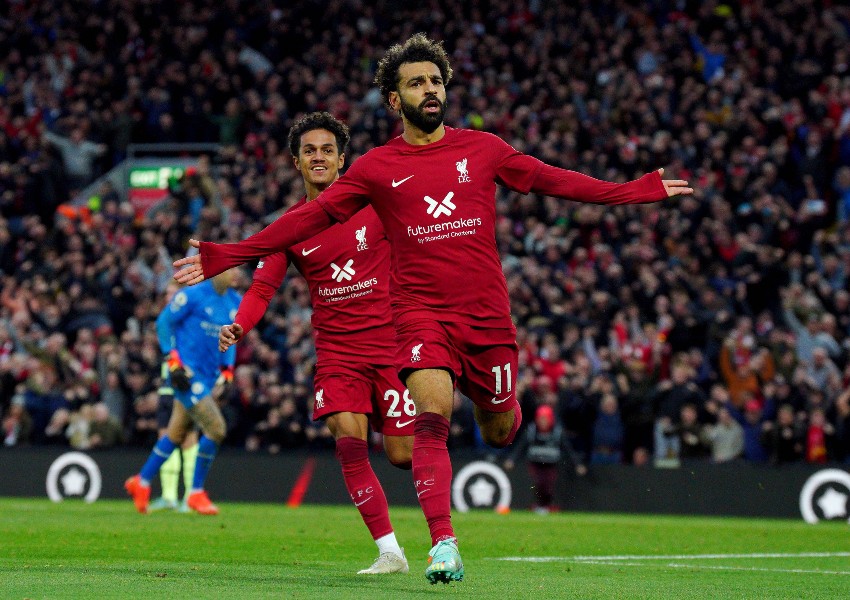 Salah marca e Liverpool vence o City pela Premier League