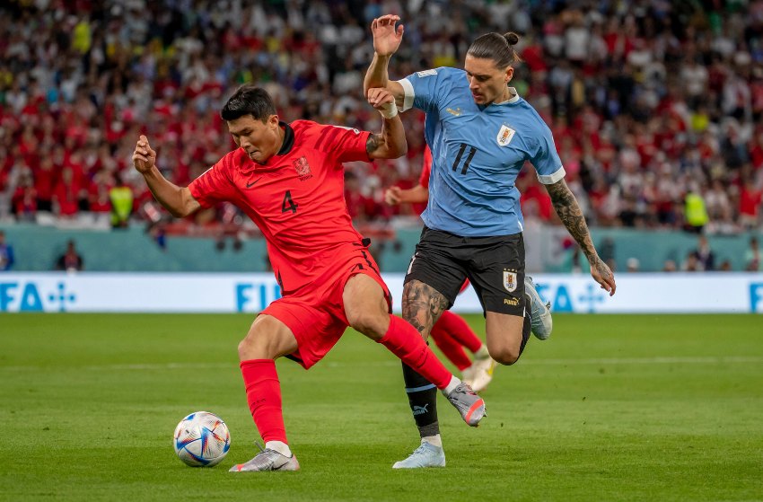 Uruguai e Coreia do Sul empatam sem gols