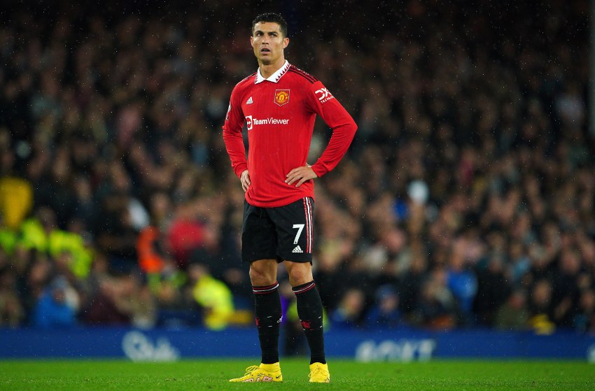 Cristiano Ronaldo, de saída do Manchester United