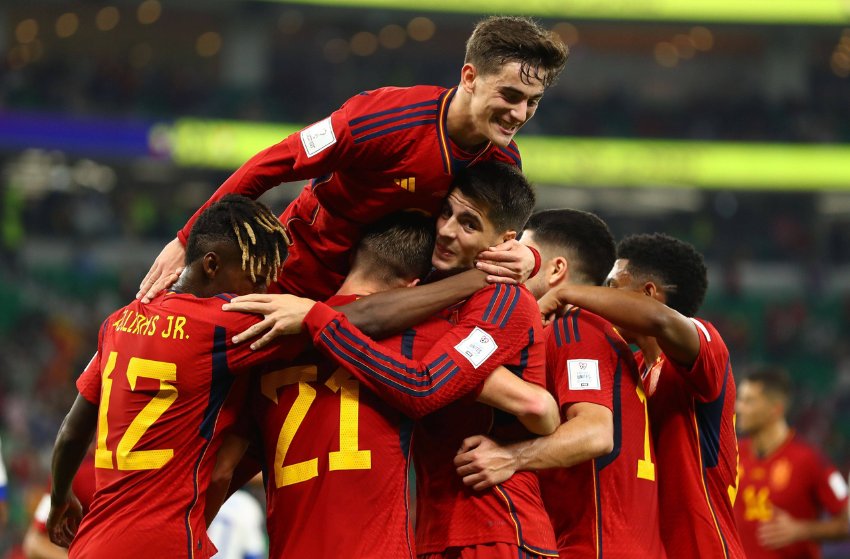 Espanha goleia Costa Rica por 7 a 0