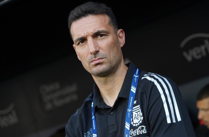 Lionel Scaloni, técnico da Argentina Lionel Scaloni, técnico da Argentina