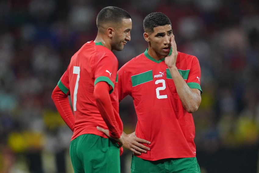 Ziyech e Hakimi, do Marrocos