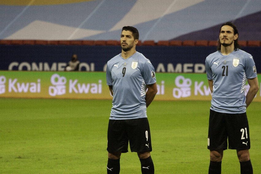 Suárez e Cavani, do Uruguai