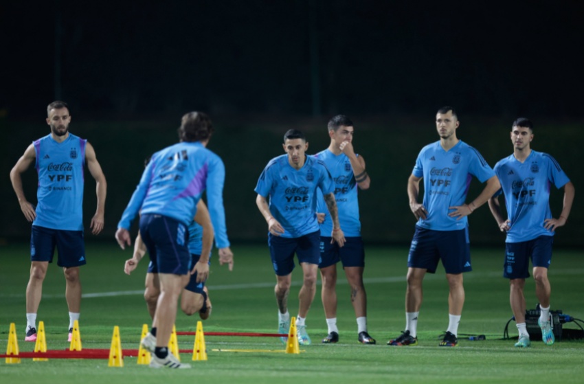 Argentina inicia preparação para a final da Copa contra a França
