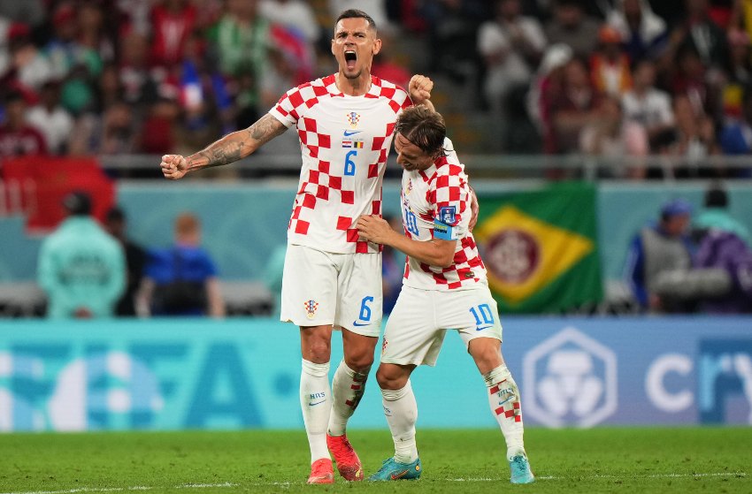 Lovren e Modric, da Croácia Lovren e Modric, da Croácia