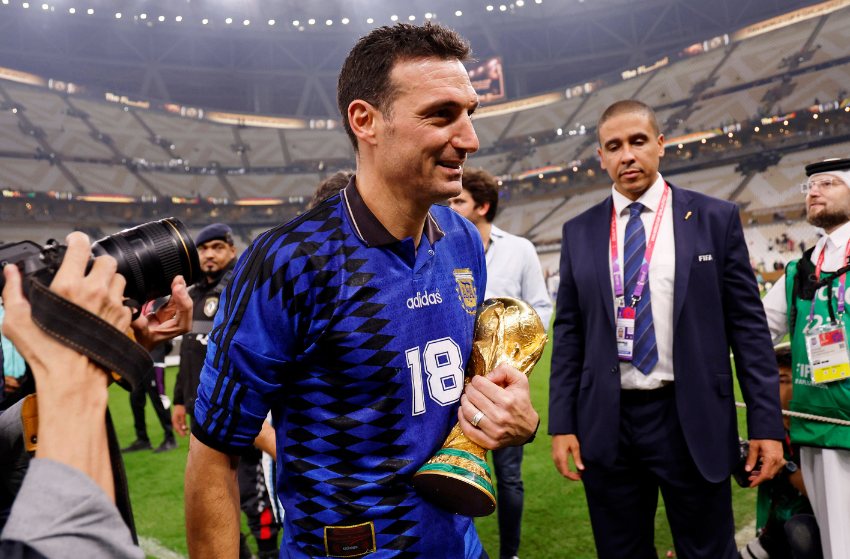 Lionel Scaloni, técnico da Argentina Lionel Scaloni, técnico da Argentina