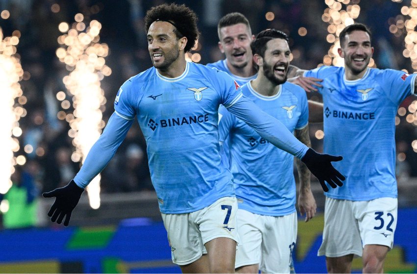 Lazio goleia o Milan e ultrapassa a Inter de Milão no Italiano