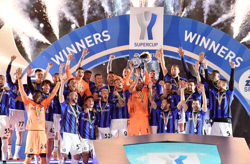 Inter de Milão é campeã da Supercopa da Itália