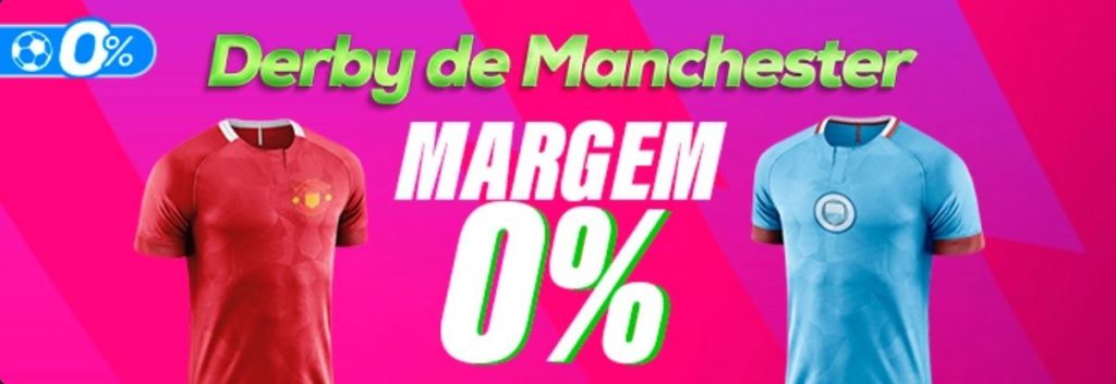 Promoção Betmotion - Derby de Manchester com Margem 0%