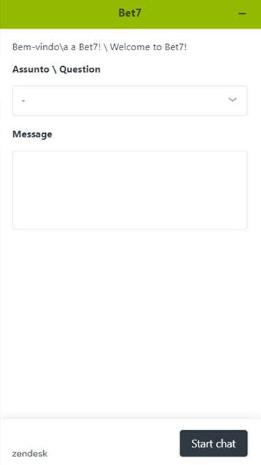 Contato da Bet7