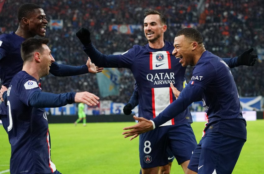 Messi e Mbappé, do PSG Messi e Mbappé, do PSG