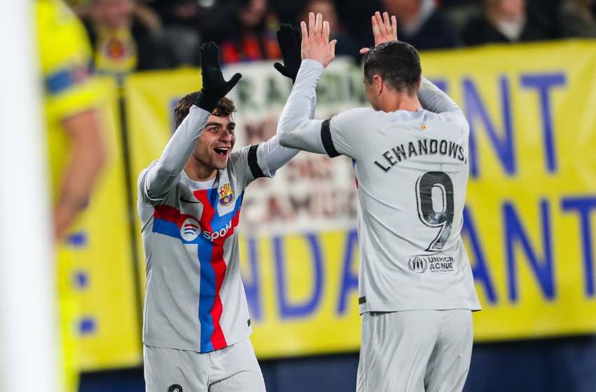 Pedri e Lewandowski, do Barcelona Pedri e Lewandowski, do Barcelona