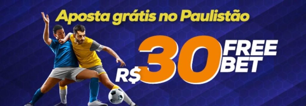 Promoção Betmotion - Aposta grátis de R$30 no Paulistão 2023