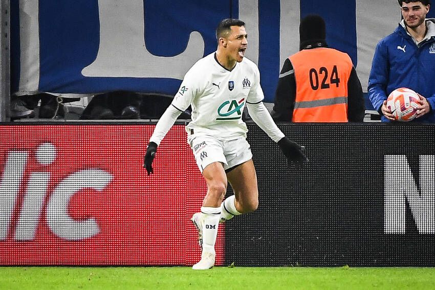 Alexis Sánchez, do Olympique Alexis Sánchez, do Olympique